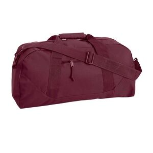 NWOT Maroon Large Square Duffel Bag